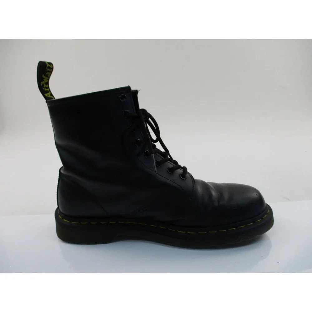 Dr. Martens 1460 Boots Mens 11 Black Leather 8-Eye Utility Classic Combat